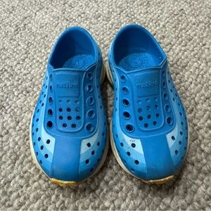 Native Shoes Sz C5 Robbie Sugarlite Print (Little Kid) in Wave Blue Slip On Play